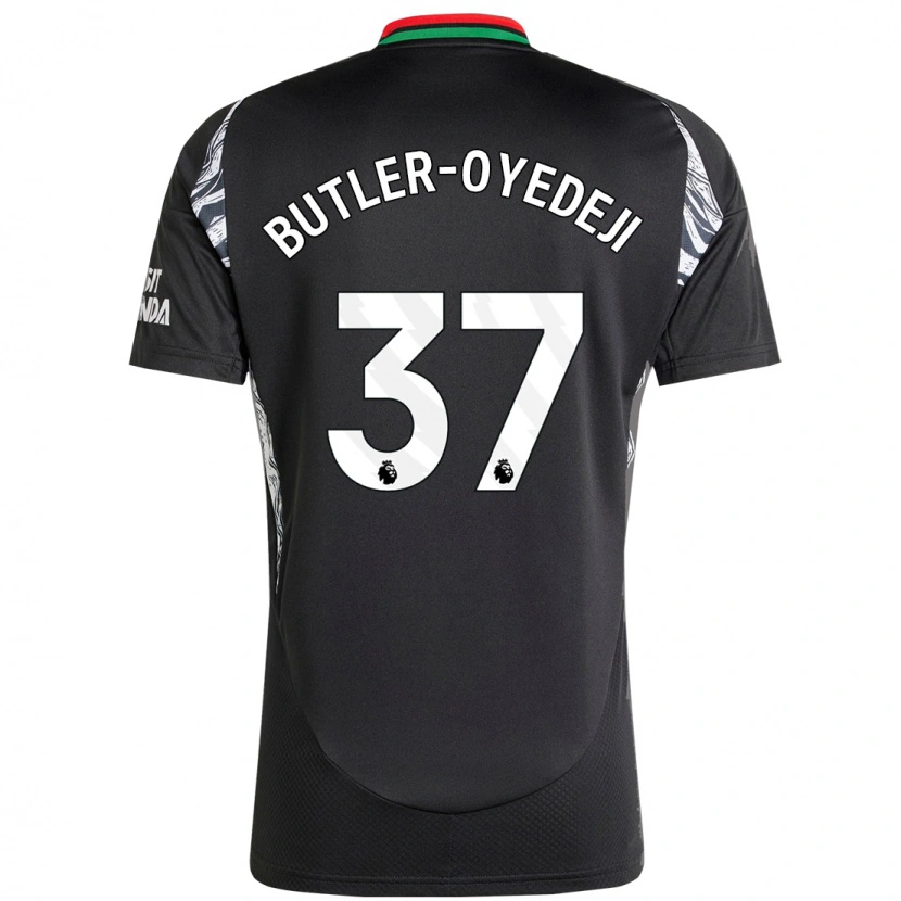 Danxen Barn Nathan Butler-Oyedeji #37 Svart Bortetrøye Drakt Trøye 2024/25 Skjorter T-Skjorte