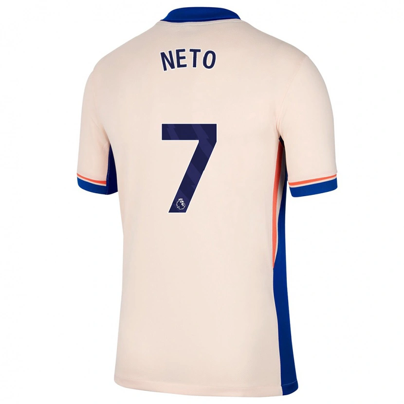 Danxen Barn Pedro Neto #7 Lys Beige Bortetrøye Drakt Trøye 2024/25 Skjorter T-Skjorte