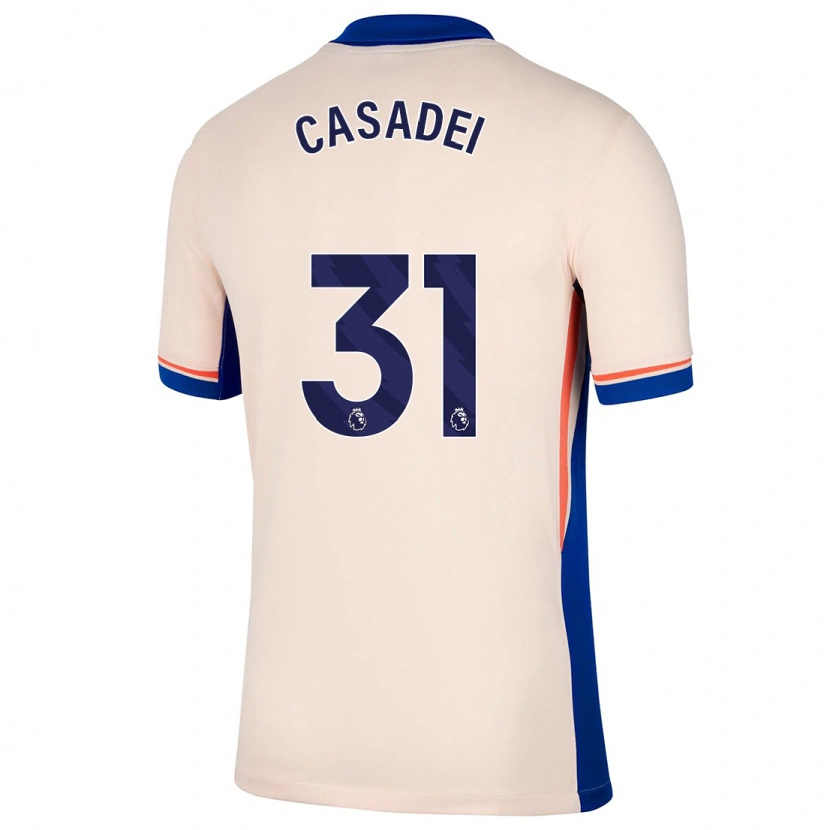 Danxen Barn Cesare Casadei #31 Lys Beige Bortetrøye Drakt Trøye 2024/25 Skjorter T-Skjorte