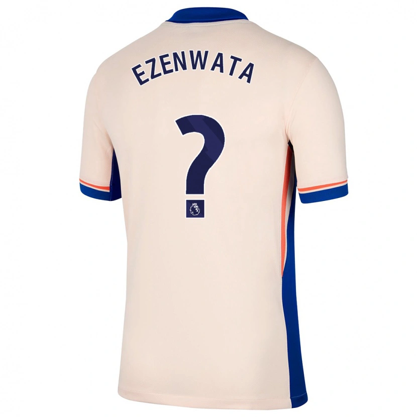 Danxen Barn Chizaram Ezenwata #0 Lys Beige Bortetrøye Drakt Trøye 2024/25 Skjorter T-Skjorte