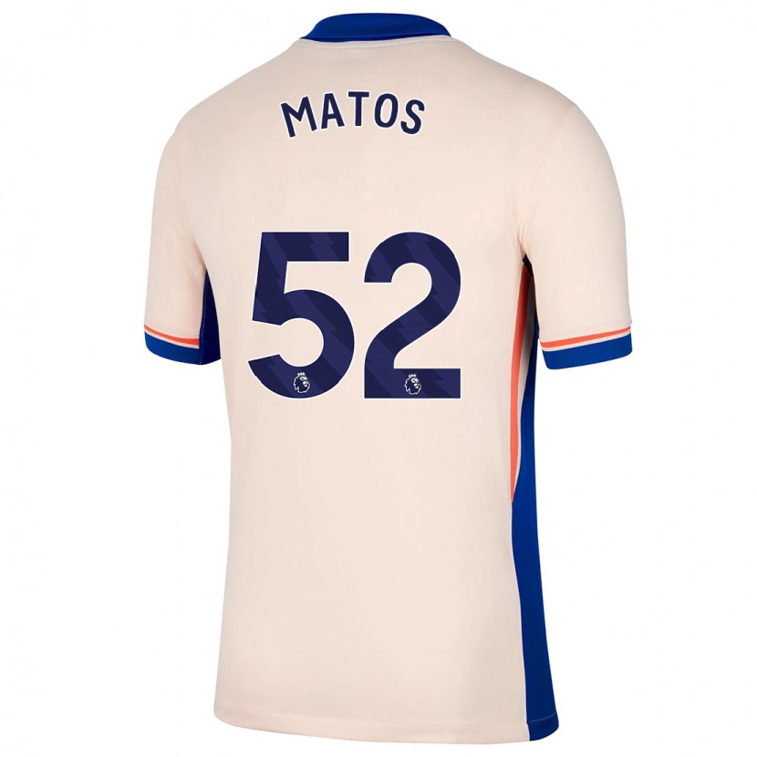 Danxen Barn Alex Matos #52 Lys Beige Bortetrøye Drakt Trøye 2024/25 Skjorter T-Skjorte