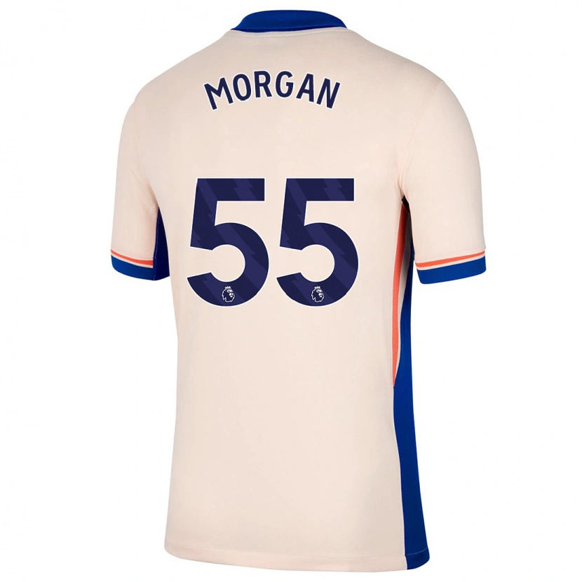 Danxen Barn Jimmy-Jay Morgan #55 Lys Beige Bortetrøye Drakt Trøye 2024/25 Skjorter T-Skjorte