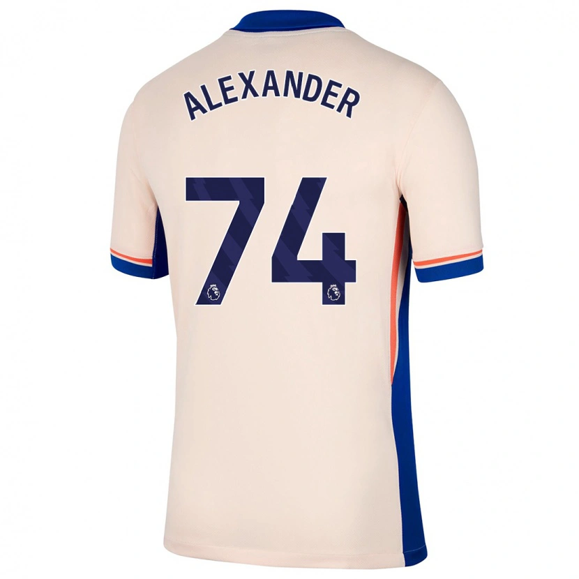 Danxen Barn Reiss-Alexander Russell-Denny #74 Lys Beige Bortetrøye Drakt Trøye 2024/25 Skjorter T-Skjorte