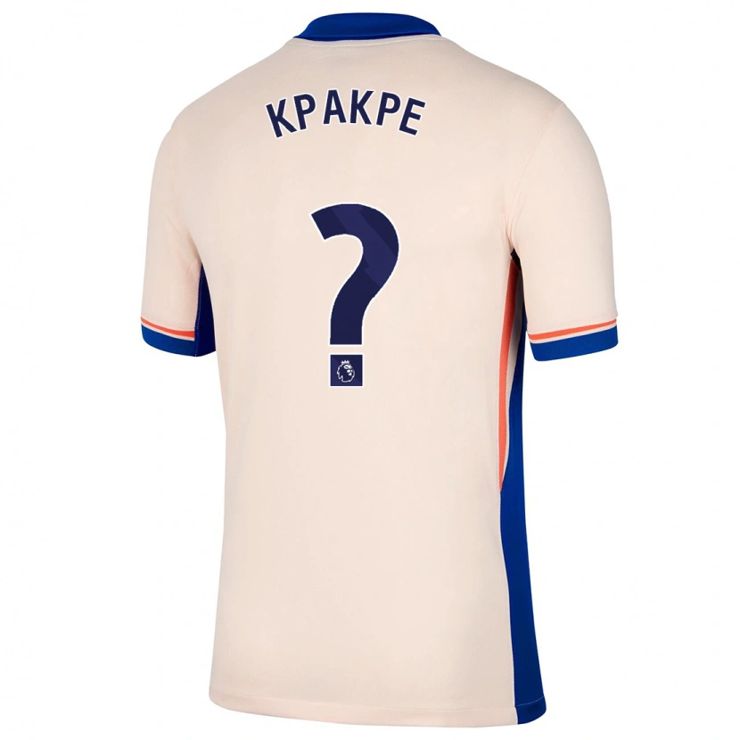 Danxen Barn Alex Kpakpe #0 Lys Beige Bortetrøye Drakt Trøye 2024/25 Skjorter T-Skjorte