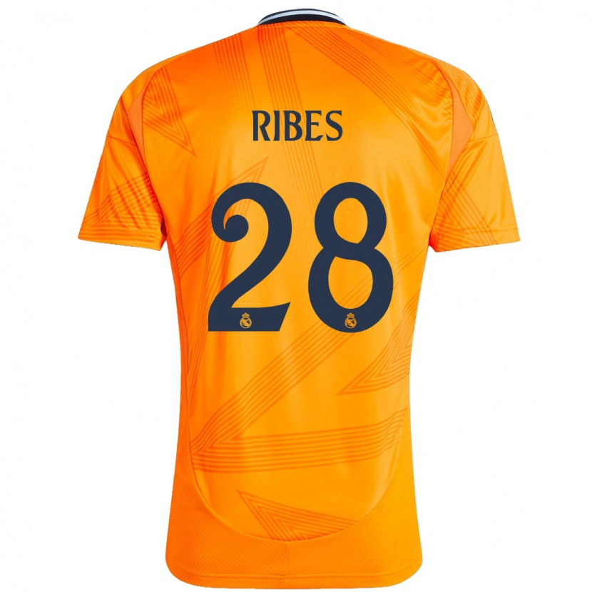 Danxen Barn Kike Ribes #28 Oransje Bortetrøye Drakt Trøye 2024/25 Skjorter T-Skjorte