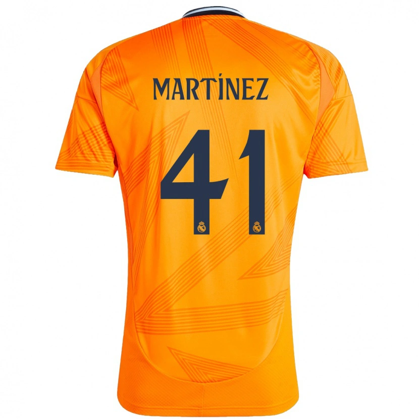 Danxen Barn Joan Martínez #41 Oransje Bortetrøye Drakt Trøye 2024/25 Skjorter T-Skjorte