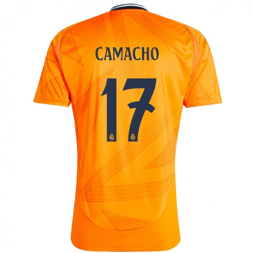 Danxen Barn Carla Camacho #17 Oransje Bortetrøye Drakt Trøye 2024/25 Skjorter T-Skjorte
