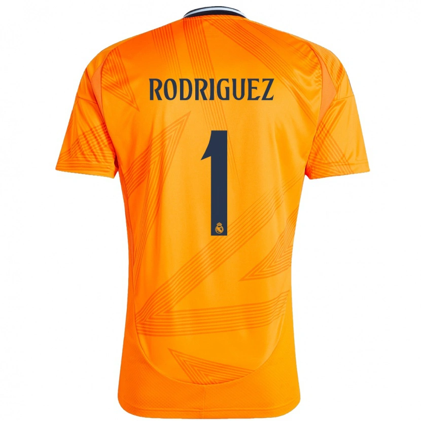 Danxen Barn Misa Rodriguez #1 Oransje Bortetrøye Drakt Trøye 2024/25 Skjorter T-Skjorte