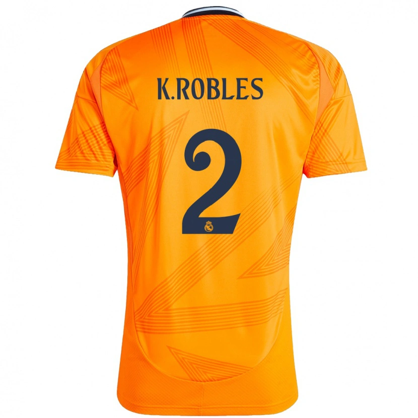 Danxen Barn Kenti Robles #2 Oransje Bortetrøye Drakt Trøye 2024/25 Skjorter T-Skjorte