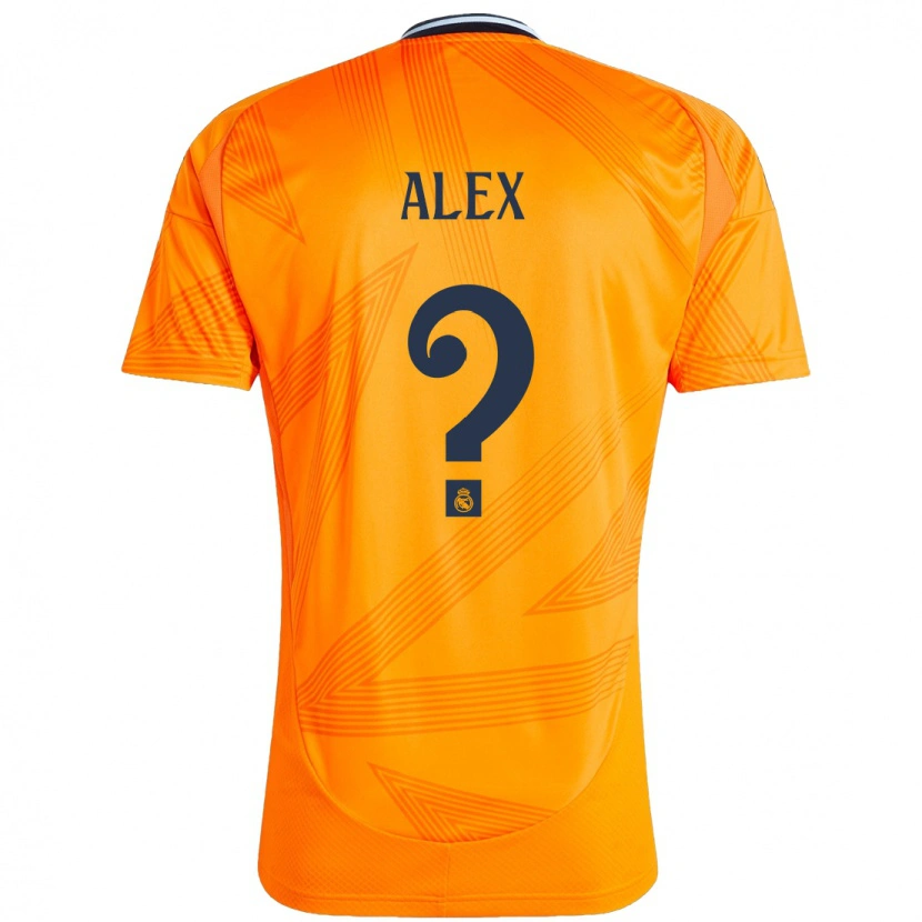 Danxen Barn Alex Sanchez #0 Oransje Bortetrøye Drakt Trøye 2024/25 Skjorter T-Skjorte