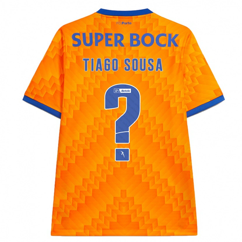 Danxen Barn Tiago Sousa #0 Oransje Bortetrøye Drakt Trøye 2024/25 Skjorter T-Skjorte