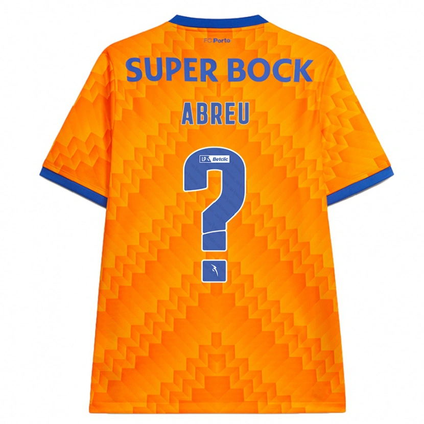 Danxen Barn João Abreu #0 Oransje Bortetrøye Drakt Trøye 2024/25 Skjorter T-Skjorte