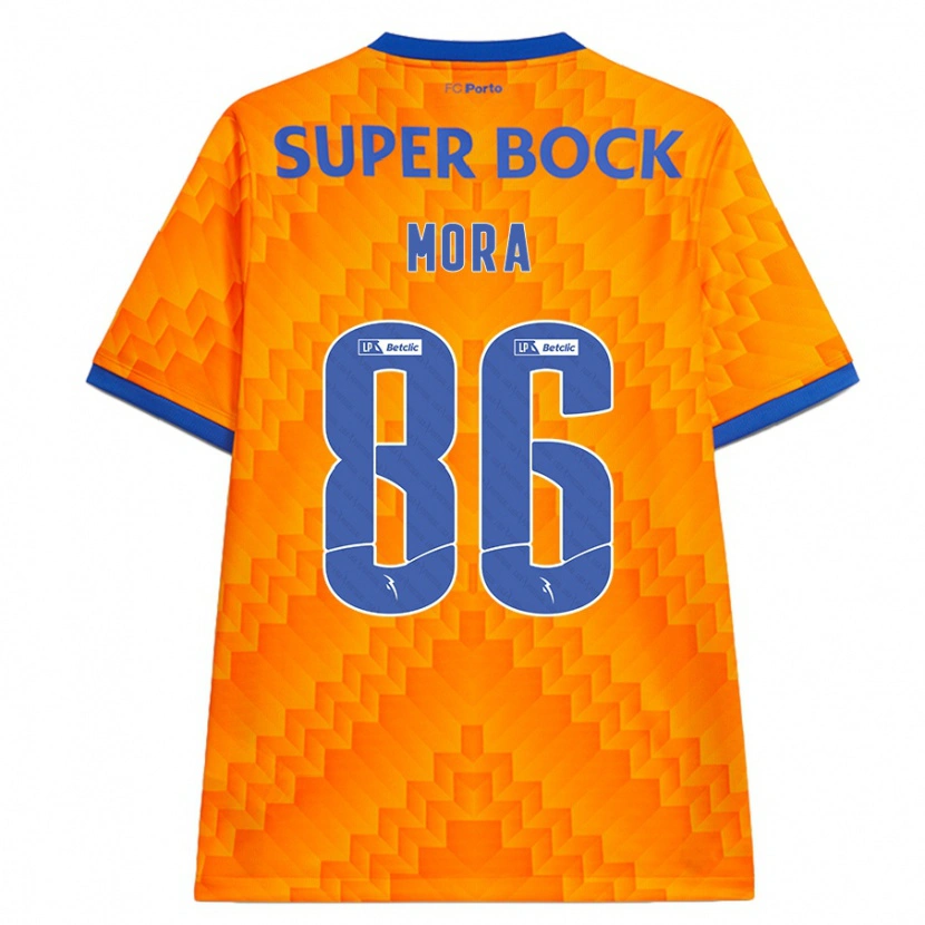 Danxen Barn Rodrigo Mora #86 Oransje Bortetrøye Drakt Trøye 2024/25 Skjorter T-Skjorte