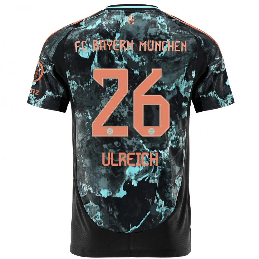 Danxen Barn Sven Ulreich #26 Svart Bortetrøye Drakt Trøye 2024/25 Skjorter T-Skjorte