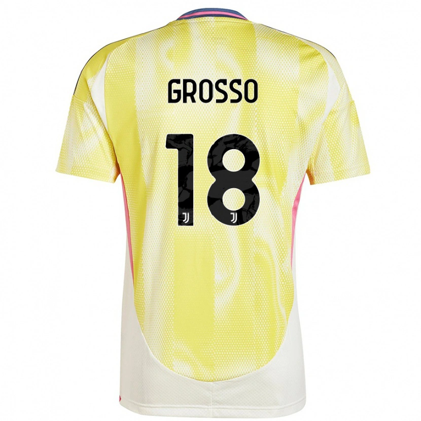 Danxen Barn Filippo Grosso #18 Solgul Bortetrøye Drakt Trøye 2024/25 Skjorter T-Skjorte
