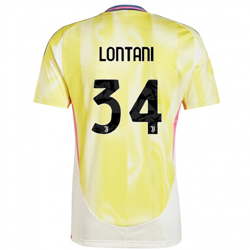 Danxen Barn Matteo Lontani #34 Solgul Bortetrøye Drakt Trøye 2024/25 Skjorter T-Skjorte