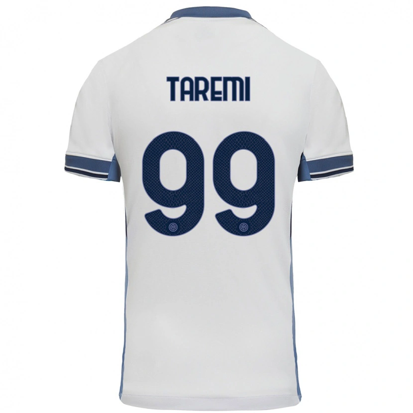 Danxen Barn Mehdi Taremi #99 Hvit Grå Bortetrøye Drakt Trøye 2024/25 Skjorter T-Skjorte