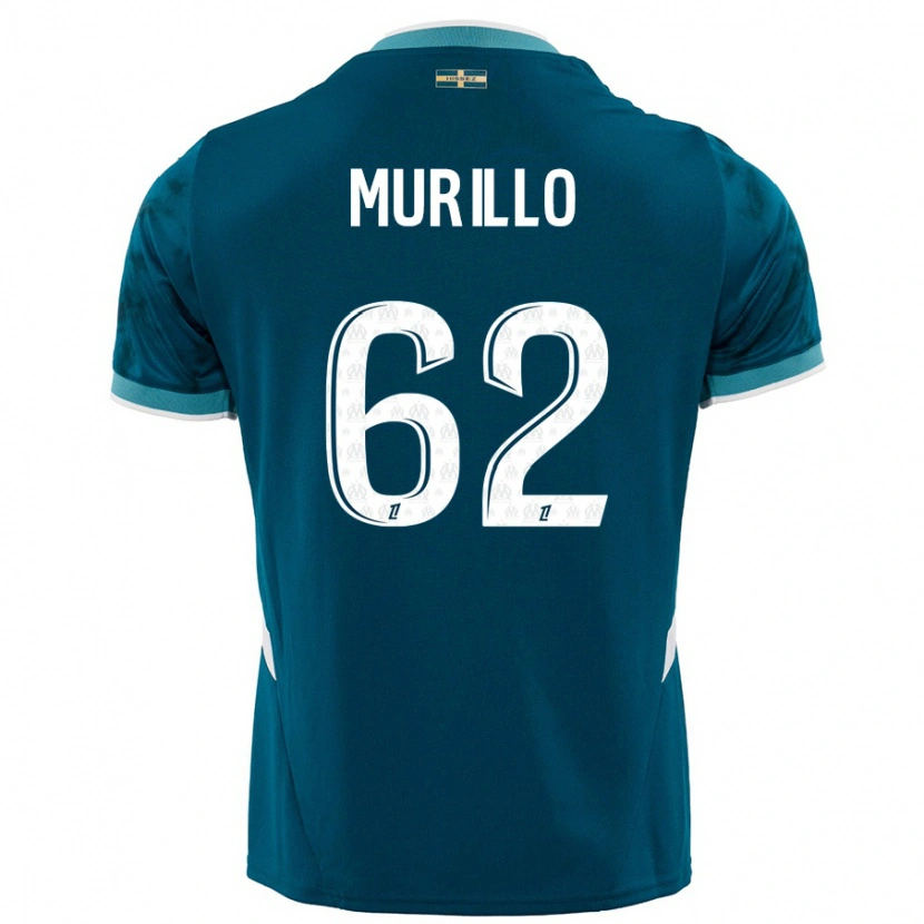 Danxen Barn Amir Murillo #62 Turkis Blå Bortetrøye Drakt Trøye 2024/25 Skjorter T-Skjorte