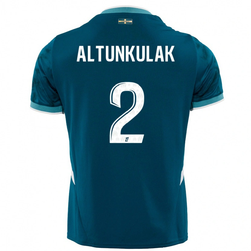 Danxen Barn Selen Altunkulak #2 Turkis Blå Bortetrøye Drakt Trøye 2024/25 Skjorter T-Skjorte