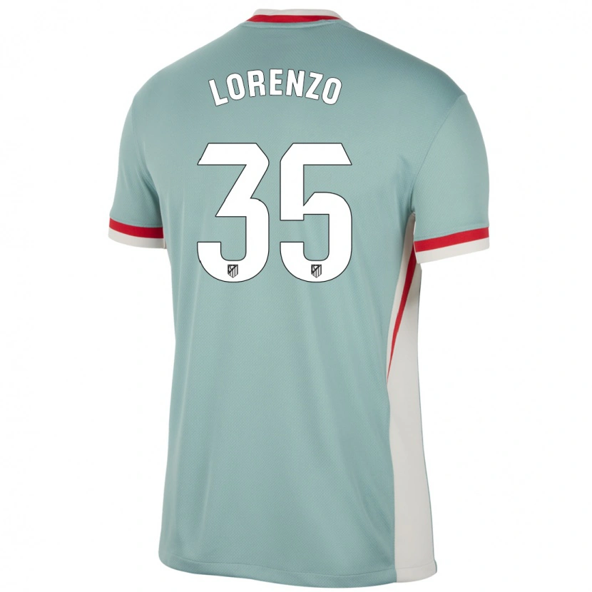 Danxen Barn Diego Lorenzo #35 Lys Beige Blå Bortetrøye Drakt Trøye 2024/25 Skjorter T-Skjorte