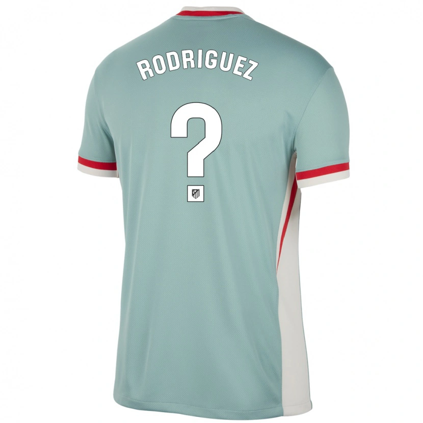 Danxen Barn Adrian Rodriguez #0 Lys Beige Blå Bortetrøye Drakt Trøye 2024/25 Skjorter T-Skjorte