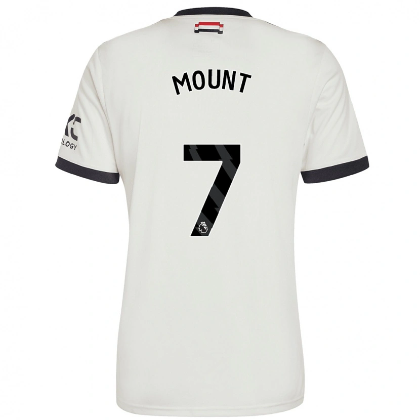 Danxen Barn Mason Mount #7 Off White Tredje Sett Drakt Trøye 2024/25 Skjorter T-Skjorte