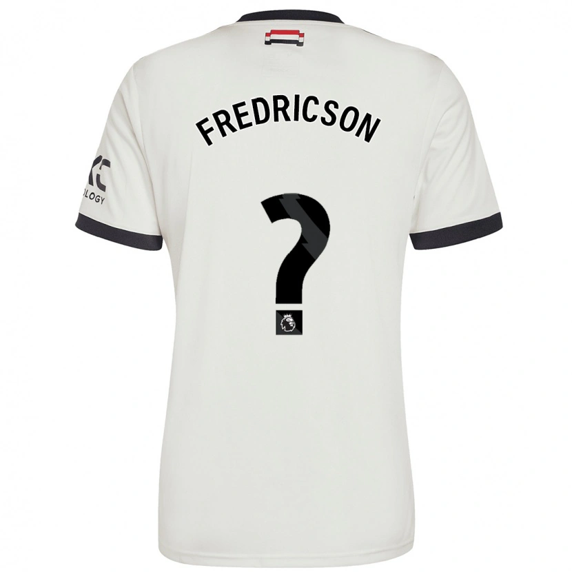 Danxen Barn Tyler Fredricson #0 Off White Tredje Sett Drakt Trøye 2024/25 Skjorter T-Skjorte