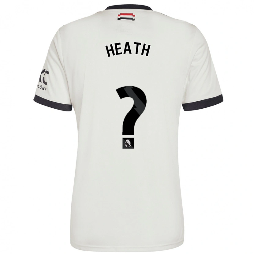 Danxen Barn Fred Heath #0 Off White Tredje Sett Drakt Trøye 2024/25 Skjorter T-Skjorte
