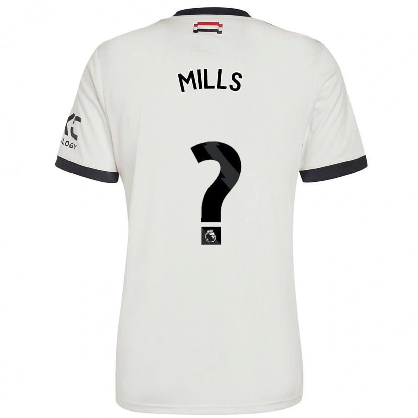Danxen Barn Albert Mills #0 Off White Tredje Sett Drakt Trøye 2024/25 Skjorter T-Skjorte