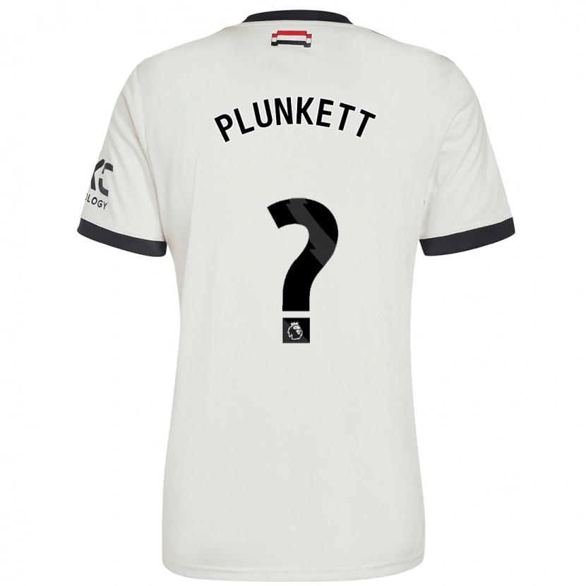 Danxen Barn Dante Plunkett #0 Off White Tredje Sett Drakt Trøye 2024/25 Skjorter T-Skjorte