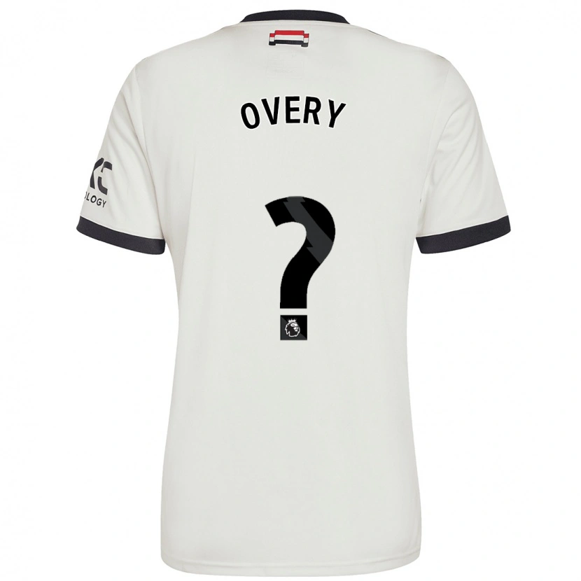 Danxen Barn James Overy #0 Off White Tredje Sett Drakt Trøye 2024/25 Skjorter T-Skjorte