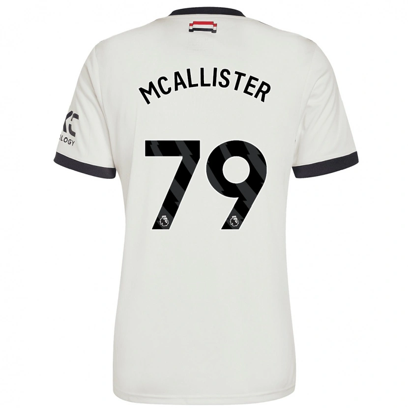 Danxen Barn Finley Mcallister #79 Off White Tredje Sett Drakt Trøye 2024/25 Skjorter T-Skjorte