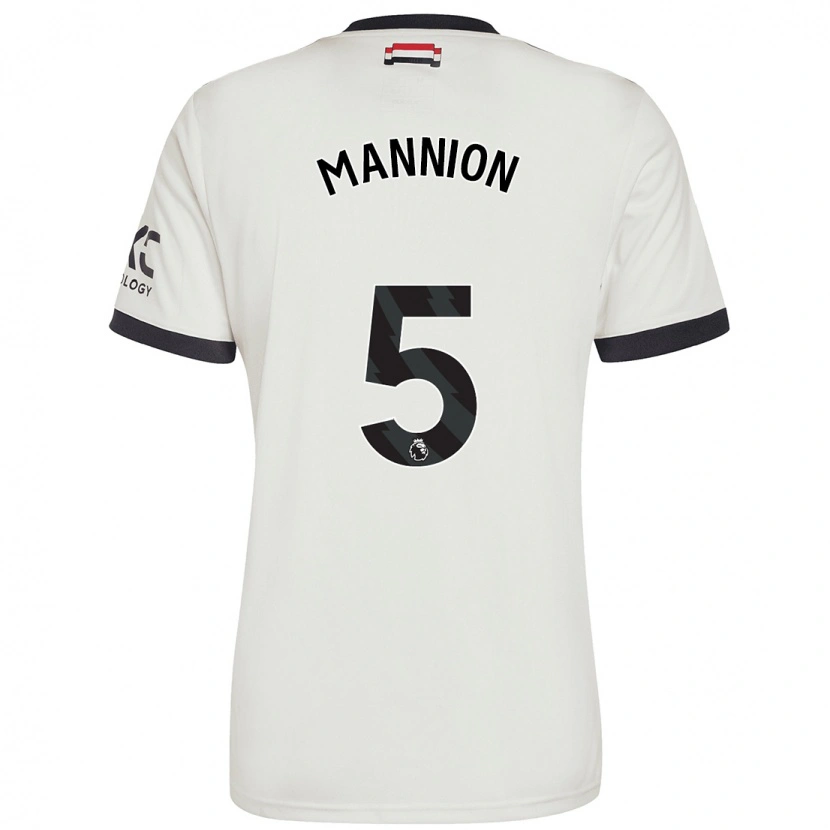 Danxen Barn Aoife Mannion #5 Off White Tredje Sett Drakt Trøye 2024/25 Skjorter T-Skjorte