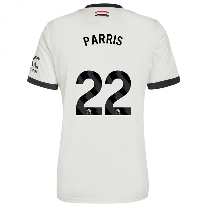 Danxen Barn Nikita Parris #22 Off White Tredje Sett Drakt Trøye 2024/25 Skjorter T-Skjorte