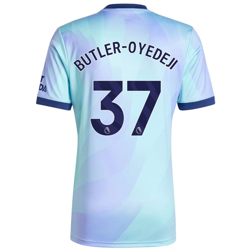 Danxen Barn Nathan Butler-Oyedeji #37 Aqua Tredje Sett Drakt Trøye 2024/25 Skjorter T-Skjorte