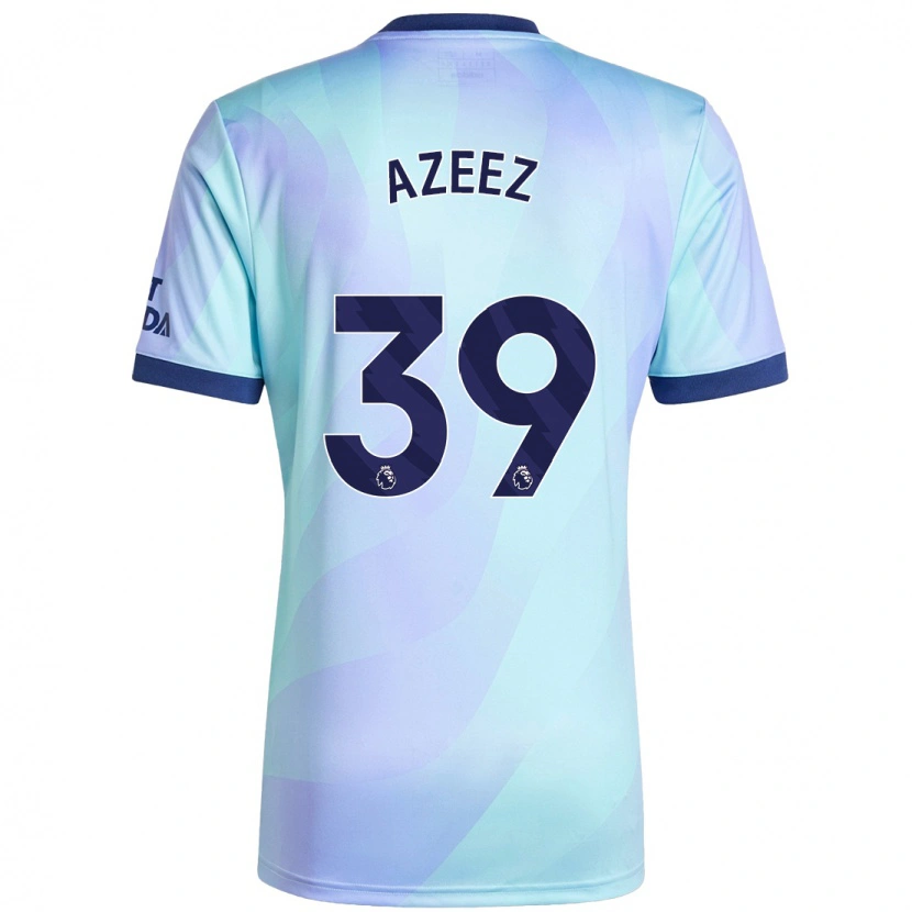 Danxen Barn Miguel Azeez #39 Aqua Tredje Sett Drakt Trøye 2024/25 Skjorter T-Skjorte