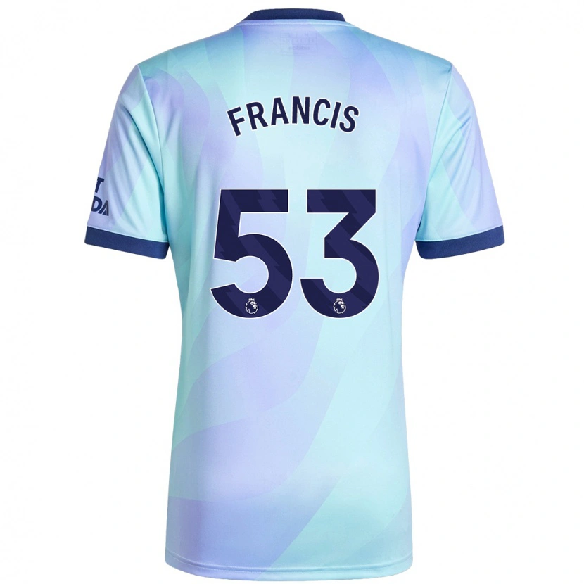 Danxen Barn Jack Henry-Francis #53 Aqua Tredje Sett Drakt Trøye 2024/25 Skjorter T-Skjorte