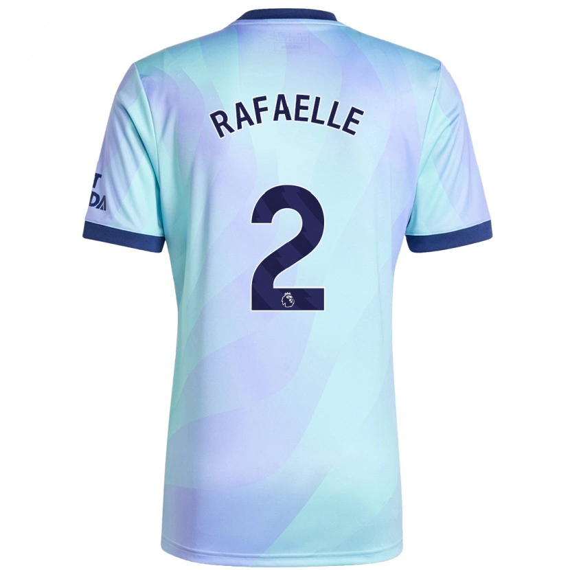 Danxen Barn Rafaelle Souza #2 Aqua Tredje Sett Drakt Trøye 2024/25 Skjorter T-Skjorte