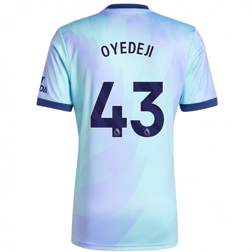 Danxen Barn Nathan Butler Oyedeji #43 Aqua Tredje Sett Drakt Trøye 2024/25 Skjorter T-Skjorte