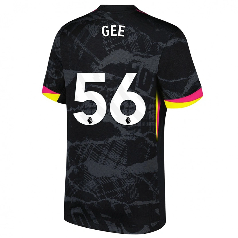 Danxen Barn Billy Gee #56 Svart Rosa Tredje Sett Drakt Trøye 2024/25 Skjorter T-Skjorte