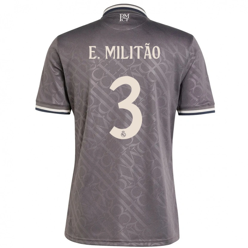 Danxen Barn Éder Militão #3 Kull Tredje Sett Drakt Trøye 2024/25 Skjorter T-Skjorte