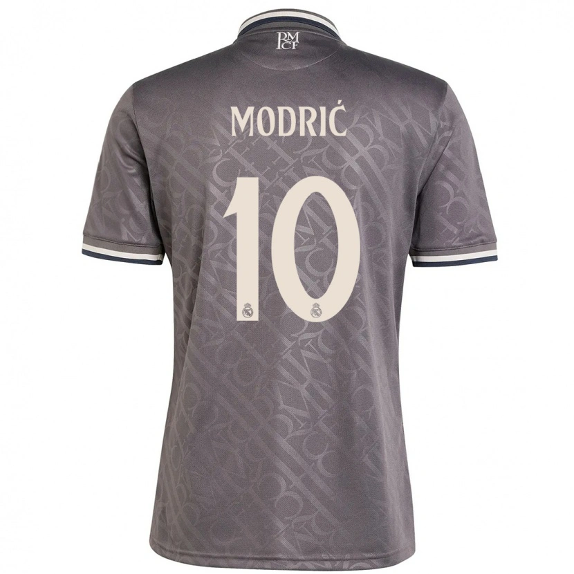 Danxen Barn Luka Modric #10 Kull Tredje Sett Drakt Trøye 2024/25 Skjorter T-Skjorte