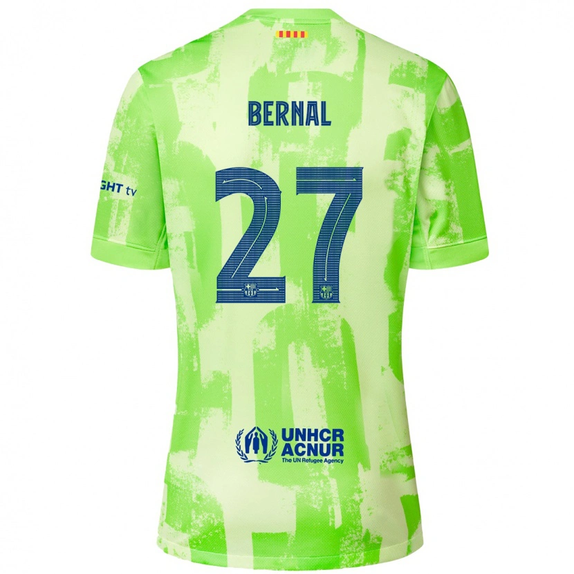 Danxen Barn Marc Bernal #27 Lime Tredje Sett Drakt Trøye 2024/25 Skjorter T-Skjorte