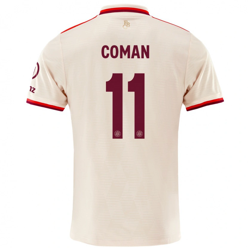 Danxen Barn Kingsley Coman #11 Sengetøy Tredje Sett Drakt Trøye 2024/25 Skjorter T-Skjorte