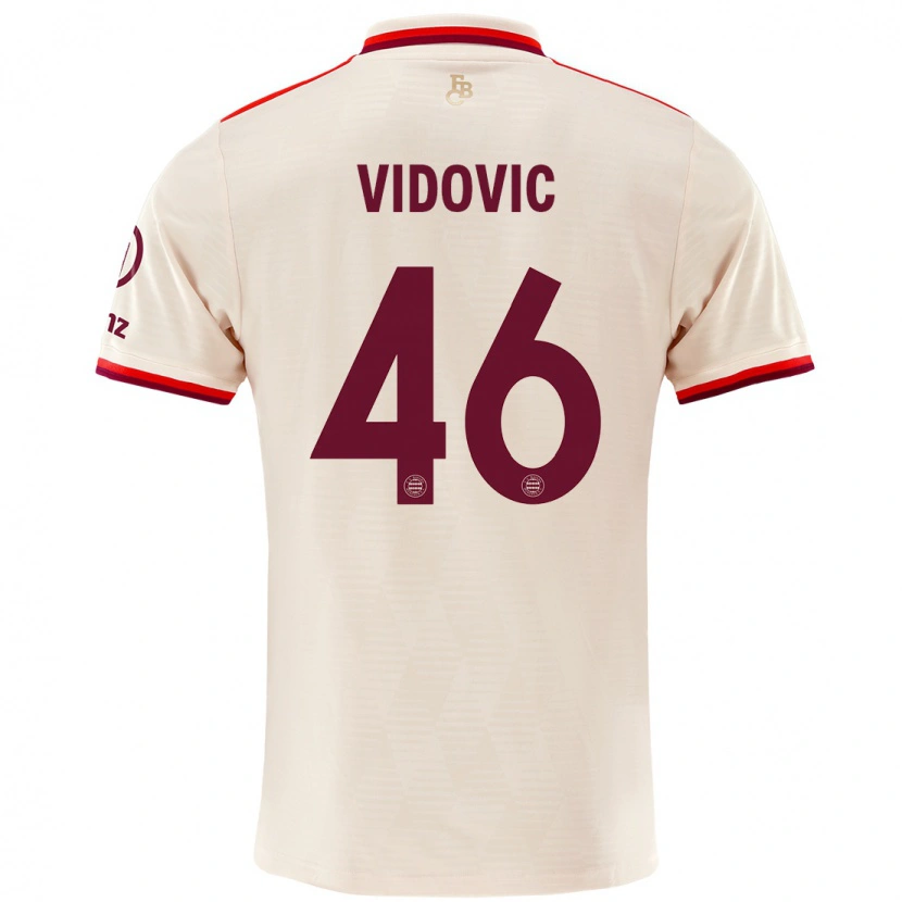 Danxen Barn Gabriel Vidovic #46 Sengetøy Tredje Sett Drakt Trøye 2024/25 Skjorter T-Skjorte