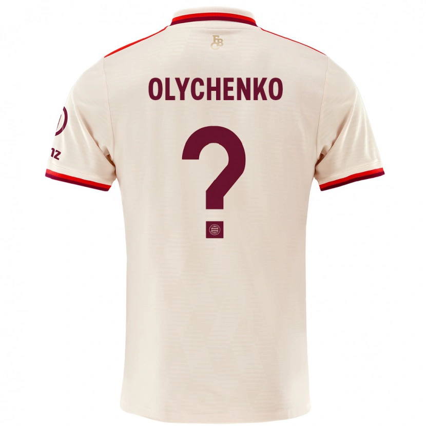Danxen Barn Bogdan Olychenko #0 Sengetøy Tredje Sett Drakt Trøye 2024/25 Skjorter T-Skjorte