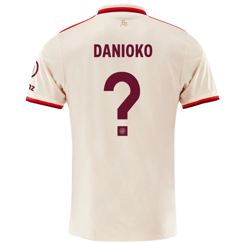 Danxen Barn Leeron Danioko #0 Sengetøy Tredje Sett Drakt Trøye 2024/25 Skjorter T-Skjorte