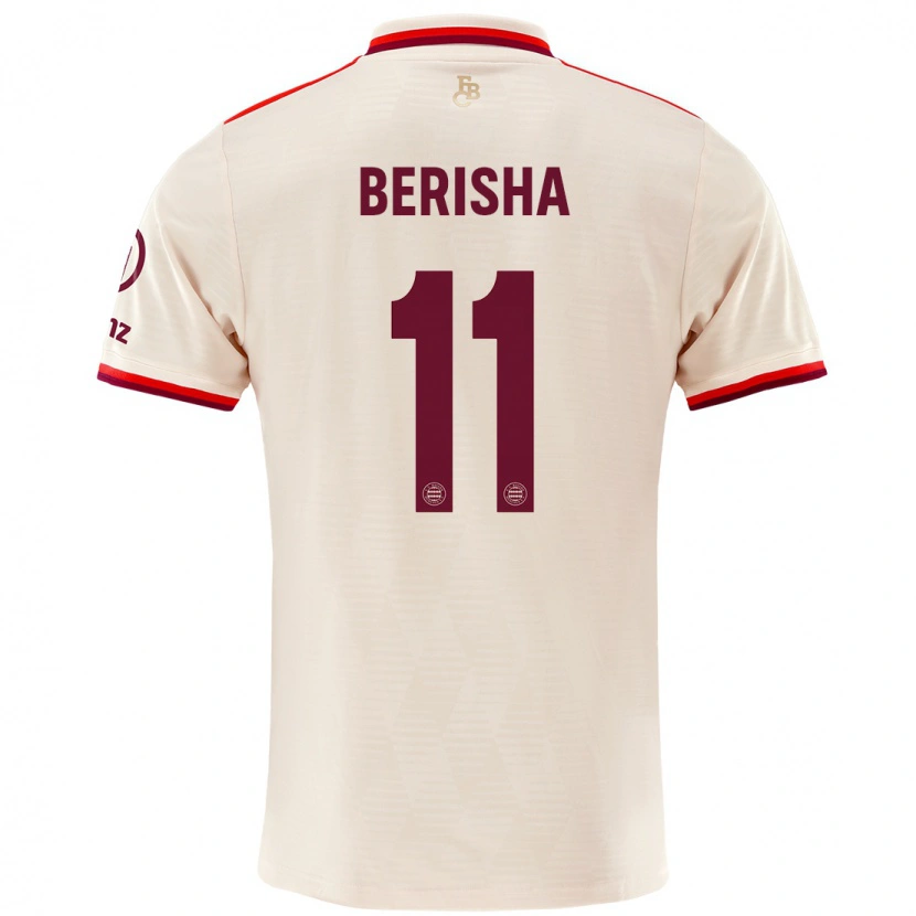 Danxen Barn Dion Berisha #11 Sengetøy Tredje Sett Drakt Trøye 2024/25 Skjorter T-Skjorte