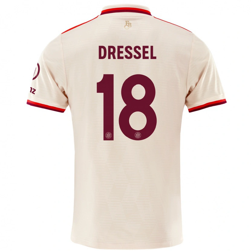 Danxen Barn Timon Dressel #18 Sengetøy Tredje Sett Drakt Trøye 2024/25 Skjorter T-Skjorte