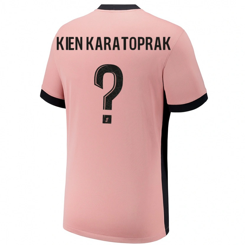 Danxen Barn Kenan Kien Karatoprak #0 Rust Rosa Tredje Sett Drakt Trøye 2024/25 Skjorter T-Skjorte